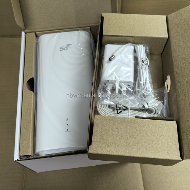 HUA WEI 5G CPE H165-383 Home Router WiFi7 BE3600 8x8 MIMO 4K QAM 2.5G Network Interface 5G NR SA+NSA 4G LTE CPE Router Sim Card
