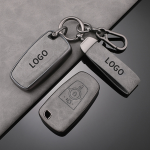 Convient aux marchés transfrontaliers pour <span class=keywords><strong>Ford</strong></span> <span class=keywords><strong>Focus</strong></span> MK2 3 Fiesta Mondeo – Housse de clé en cuir TPU de haute qualité – Vente en gros usine - Product Image 1