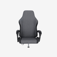 Chaise de bureau pivotante ergonomique de haute qualité en tissu pour le bureau à domicile, avec coussin lombaire réglable en hauteur, Silla Gamer