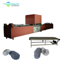 Machine automatique de fabrication de spirales anti-moustiques MelaMech à commande PLC populaire, Fujian 23KW/39KW 380V/415V, garantie 1,5 an