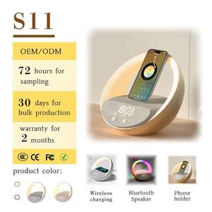 ลำโพง V5.1 แบบไร้สาย 5-in-1 ชาร์จเร็ว ควบคุมด้วยระบบสัมผัส กำลังขับ 10-30 วัตต์ ไฟ RGB สีสันสดใส พร้อมนาฬิกาปลุกและโหมดช่วยการนอนหลับ - Product Image 3