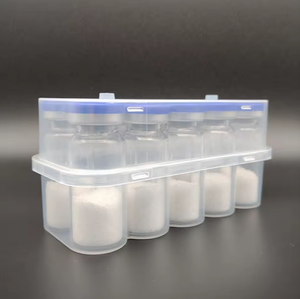 Caja de Plástico Transparente para Viales de 3 ml x 10, Estuche para Péptidos, Paquete de 5 Viales, Polvo Liofilizado, Estuche Portátil para Cosméticos - Product Image 1