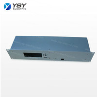 Fournisseur professionnel chinois de boîtiers de découpe laser, châssis d'amplificateur en tôle d'aluminium OEM, châssis de montage en rack 1u/2u, châssis d'alimentation