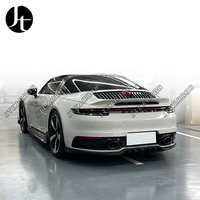 Pour Porsche 992 Targa haute qualité en Fiber de carbone véritable GT3 Style aileron de pont arrière bec de canard aile de voiture rénovation de l'aile arrière