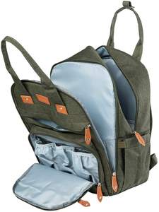 Ibeiker Diseño personalizado Mami Mommy Bolsa de pañales Mochila con cambiador portátil y estuche para chupete y correas para cochecito - Product Image 4