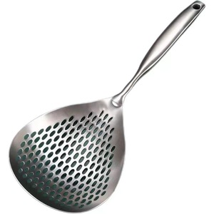 304 Stainless Steel Strainer Large Head Multi Functional Noodle Ladle Oven Safe Hand Wash Only - Product Image 5