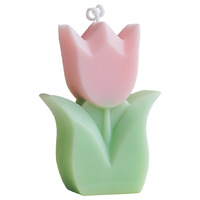 Bougie artisanale parfumée à la tulipe, en forme de fleur, aromathérapie, cadeau, décoration d'intérieur, Diwali, 5 couleurs, parfum, désodorisant, sans fumée