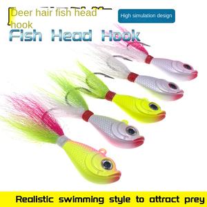 เหยื่อปลอมซิลิโคน Shark Man LF12 พร้อมตะขอสำหรับตกปลาทะเล น้ำหนัก 7 กรัม-56 กรัม ป้องกันการติดก้น สำหรับปลาทะเล - Product Image 3