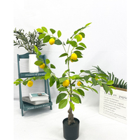 Simulatie Decoraties Faux Ingemaakte Citroen Vruchten Boom Plastic Fruit Bomen Nep Oranje Kunstmatige Lemon Tree