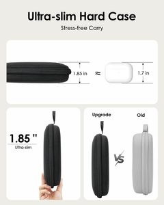 Estuche Rígido Superfino para Auriculares Sony/<span class=keywords><strong>JBL</strong></span>/<span class=keywords><strong>Bose</strong></span>/Soundcore Anker/BERIBES KVIDIO TOZO JLab Over-Ear - Product Image 4