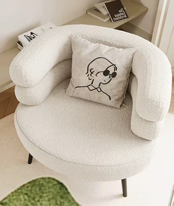 Poltrona Relax Multifunzione per Camera da Letto, Sedia per Trucco con Applicazione Versatile per Appartamenti, Casa, Ufficio, Sedie da Interno con <span class=keywords><strong>Lampada</strong></span> in <span class=keywords><strong>Pile</strong></span> - Product Image 5