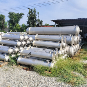 เครื่องแลกเปลี่ยนความร้อนแบบเปลือกและท่อสแตนเลสที่ใช้แล้ว 00233 สำหรับอุตสาหกรรมเคมี การถ่ายเทความร้อนทางอ้อม - Product Image 4