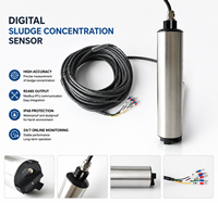 RS485 Digitaler MLSS-Sensor Schlammkonzentrationsmesser mit Automatischer Reinigung für Abwasserbehandlungsanlagen und Sedimentationstanks