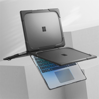 Étui de glaçage de support pliant solide de haute qualité pour ordinateur portable Microsoft Surface 7 13.8 coque de couverture anti-huile rayonnante
