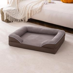 Moderno y Cómodo Sofá Cama para Mascotas, Diseño Acolchado de Tela de Franela con Memoria de Algodón, Duradero y Confortable para Comedor, Sala de Estar o Dormitorio - Product Image 2