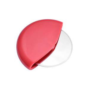 Red Plastic Pizza Cutter With Rolling <b>Blade</b> For Easy Slicing And Baking Tools - Product Image 2