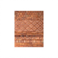 Carreaux de mosaïque en brique rouge pour pot de gong, ignifuges, imperméables, pour murs et sols, décoration intérieure et extérieure