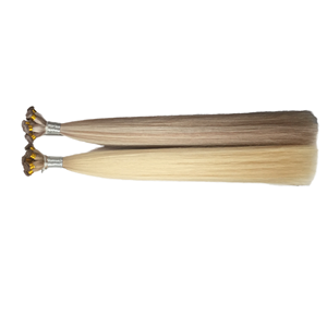I-Tip Remy Human Hair <b>Extensions</b> <b>Micro</b>-Link Double Drawn Single Weft Lightweight Reusable Invisible Beads - Product Image 1