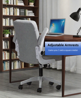 Fauteuil de direction ergonomique moderne en cuir PU - Fauteuil de bureau avec inclinaison et hauteur réglables, imperméable pour un confort tout au long de la journée