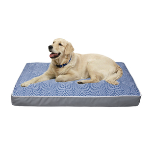 Cojín de algodón lavable para mascotas, cama de algodón con estampado de patrones, venta al por mayor - Product Image 1