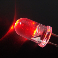 Super lumineux rose UV ambre Orange rouge bleu vert blanc jaune haute tension DC 12v 3mm 5mm lampe à LED pour lumières
