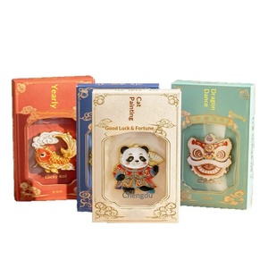 Custom Fridge Magnet <b>Boxes</b> with Window for Souvenirs and Landmarks <b>White</b> Card Stock - Product Image 5