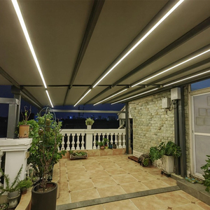 Toldo Retráctil Impermeable para Exteriores de PVC, Pérgola de Aluminio, Cubierta Motorizada para Terraza y Patio - Product Image 3