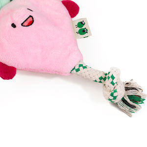 RTS üretici toptan trend köpek peluş eğlenceli çiğneme ipi oyuncaklar turp köpek Squeak halat oyuncak - Product Image 4