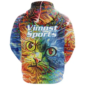 2023 Dropship atacado todo o tamanho pullover Top Selling personalizado sublimação hoodie