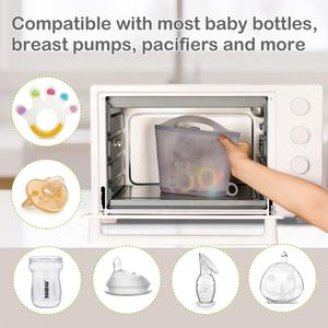 Bolsas <span class=keywords><strong>de</strong></span> silicona <span class=keywords><strong>para</strong></span> <span class=keywords><strong>esterilizador</strong></span> <span class=keywords><strong>de</strong></span> vapor <span class=keywords><strong>para</strong></span> <span class=keywords><strong>microondas</strong></span>, bolsas <span class=keywords><strong>de</strong></span> silicona reutilizables <span class=keywords><strong>para</strong></span> viajes, <span class=keywords><strong>para</strong></span> biberones, extractor <span class=keywords><strong>de</strong></span> leche - Product Image 4