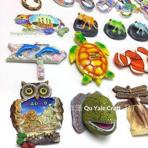 Aimant décoratif artisanal souvenir touristique espagnol de style méditerranéen, motif animalier, 7-9 cm, vente en gros transfrontalière en provenance d'Espagne - Product Image 3