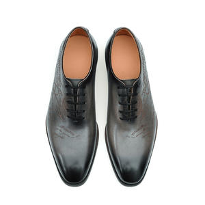 Zapatos de cuero transpirables y a la moda para hombre, zapatos formales de negocios, zapatos casuales planos, zapatos para exteriores que aumentan la altura, zapatos de talla grande para hombre - Product Image 5