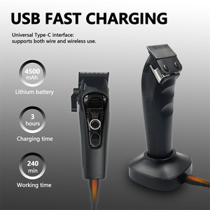 NUEVA Cortadora de Pelo Profesional OEM 2026 con Rotor Externo Sin Escobillas, Recargable, Inalámbrica, para Hombre, con Cuchilla DLC - Product Image 3