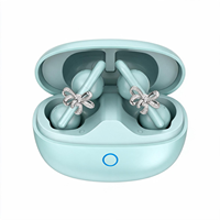 Nouveaux écouteurs intra-auriculaires ouverts F21 2026 à clipser, ultra-légers 5G, design DIY nœud, 95 % moins de fuites, pour 5.4 ENC, étanchéité IPX3
