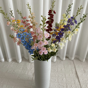 Suzume Ii <b>Artificial</b> Delphinium Silk <b>Flower</b> <b>Arrangement</b> 86cm Realistic Wedding Decor - Product Image 2