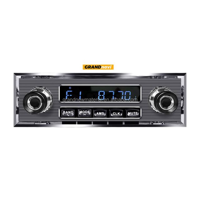 GRANDnavi 1 Din Car Radio MP3 Player Classic Car Retro Audio Stereo Old School Support FM AUX EQ USB BT Music Support DAB Box