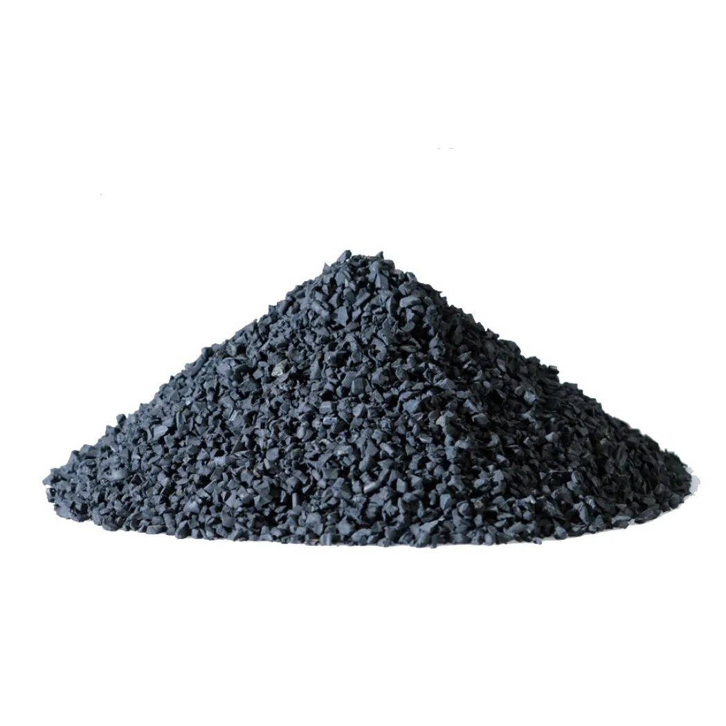 JS Black Quality particella di gomma per tappetino da palestra erba artificiale riempimento SBR granulo riempimento in gomma di alto livello