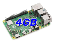 Raspberry Pi 4ª generación Modelo B RaspberryPi4 4B 4GB Placa DE DESARROLLO Programación AI Starter Kit Python