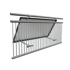 Resistenza alla corrosione e durevolezza residenziale solare PV struttura di montaggio per balconi
