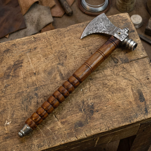 New Design Professional Custom Handmade Damascus Steel Hammer <b>Axe</b> Rose Wood <b>Handle</b> Birthday Valentine's Day Gift for Him/Her - Product Image 6