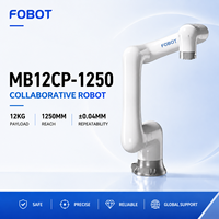 Bras robotique collaboratif FOBOT MB12CP-1250 12 kg 6 axes, portée de 1250 mm, IP67, avec PLC et SDK pour l'automatisation industrielle