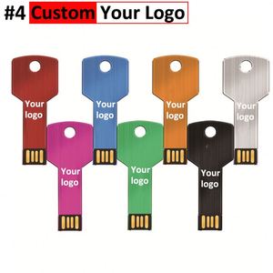 แฟลชไดรฟ์ USB โลหะ3.0 2.0ของขวัญความเร็วสูงขนาด1GB 4GB 32GB 64GB 128GB - Product Image 4