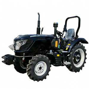 Tracteur agricole à haut niveau de sécurité, moteur diesel, noir, 4 roues motrices, transmission par engrenages, tracteur agricole - Product Image 2