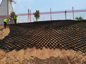 HDPE geocell cho bảo vệ dốc Kết cấu bề mặt nhẵn nhựa geocell - Product Image 4