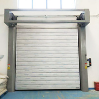 Высокоскоростные промышленные ворота Turbo Hard Fast Door: алюминиевые спиральные турбинные подъемные ворота с автоматическим индукционным приводом