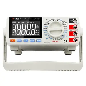 RuoShui 8045-II RTS digital multimeters True RMS 19999 Counts AC/DC 1000V Desktop Multimetro Reverse LCD Capacitance multimeter