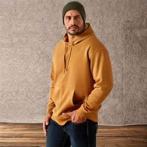 Sudadera Personalizada OEM para Hombre, Manga Larga, Cuello Redondo, 100% Algodón, Tejido de Rizo, Impermeable, Ecológica, Antiencogimiento, Antipilling - Product Image 2