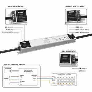 Variateur DALI PE-IL60DV24 <span class=keywords><strong>CV</strong></span> 60W IP42, pilote LED dimmable DALI pour bandes LED, système de contrôle d'éclairage sans scintillement - Product Image 5