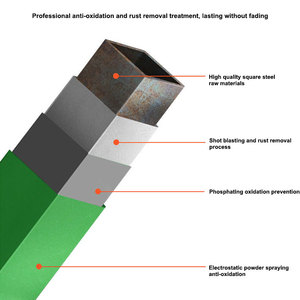 Support de basket-ball en acier concave pour intérieur et extérieur, hauteur 3,05 m, panier de basket-ball avec panneau arrière en verre trempé - Product Image 6
