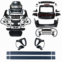 Kit Widebody 9Y0 Turbo compatible OEM pour Porsche Cayenne 2011-2017 : Pare-chocs avant et arrière, Ailes, Capot, Hayon, Jupes latérales, Rétroviseurs
